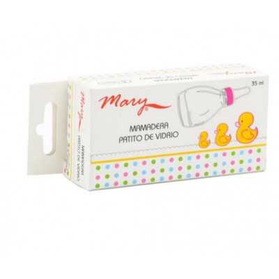 Mamadera Patito Vidrio blanco 35ml (Mary)