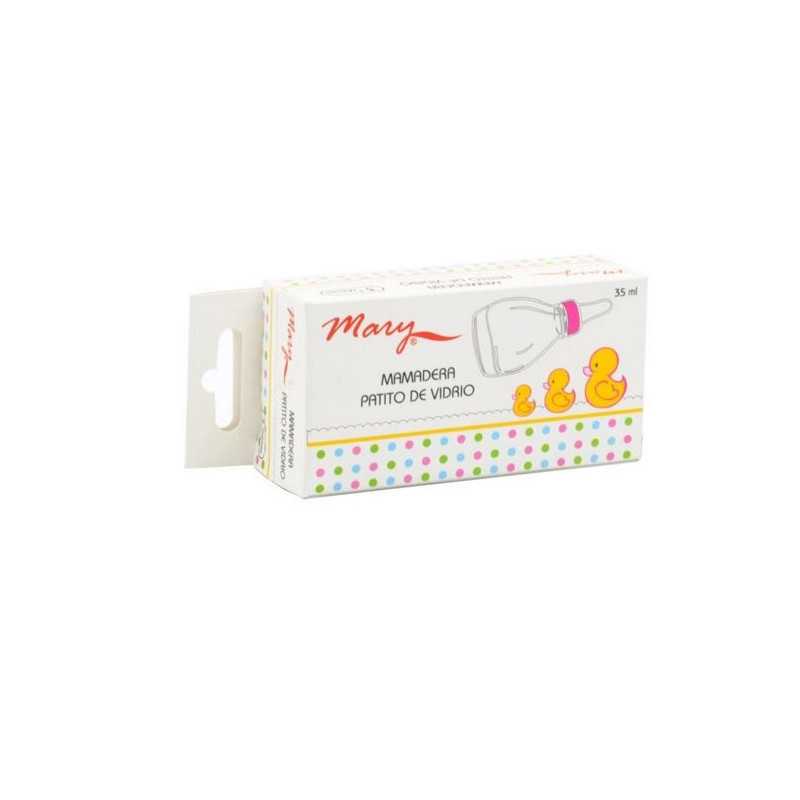 Mamadera Patito Vidrio blanco 35ml (Mary)