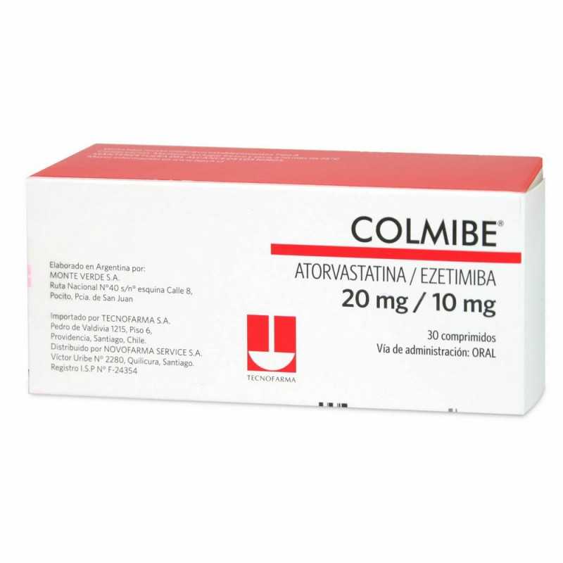 Colmibe 20mg/10mg x30com