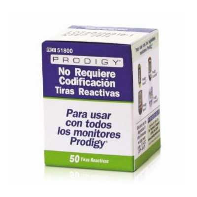 Prodigy Autocode tiras reactivas x50