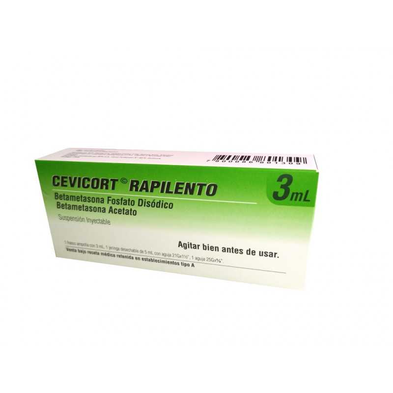 Cevicort Rapilento 3ml x1 frasco ampolla (Cenabast)