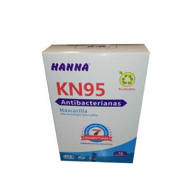 Mascarilla KN95 Color Blanco Caja x 10 (Hanna)