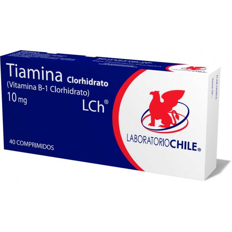 Tiamina 10 mg x40com (Chile)