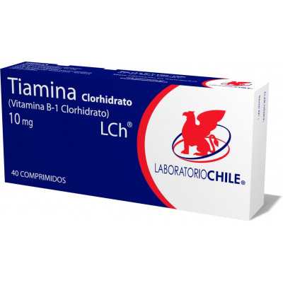Tiamina 10 mg x40com (Chile)