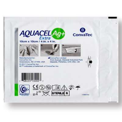 Aquacel Ag+ Extraa aposito 10x10cm