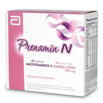 Prenamin Natal 30cap.dha+30com.multivit.