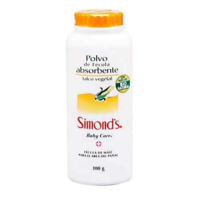 Simonds Talco polvo de fecula 100 gr