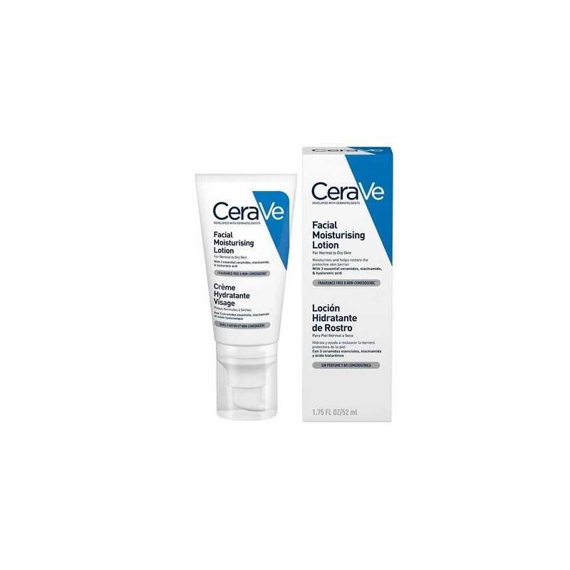 Cerave Locion rostro pm piel normal a seca 52ml