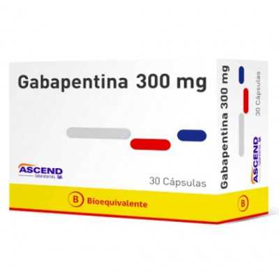 Gabapentina 300mg Ascend x30cap (Cenabast)