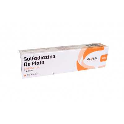 Sulfadiazina de plata 1% crema 30g (Global Pharma)
