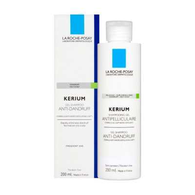 Kerium Shampoo gel anticaspa cuero cabelludo sensible y graso