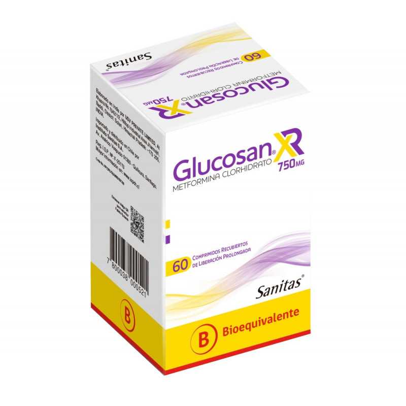 Glucosan XR 750mg x60com