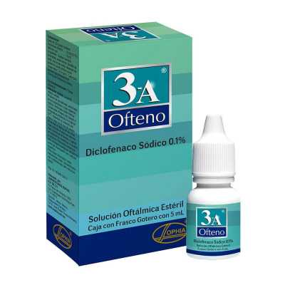 3A Ofteno 0.1% solucion oftalmica x5ml