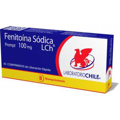 Fenitoina 100mg x30com. (Chile)