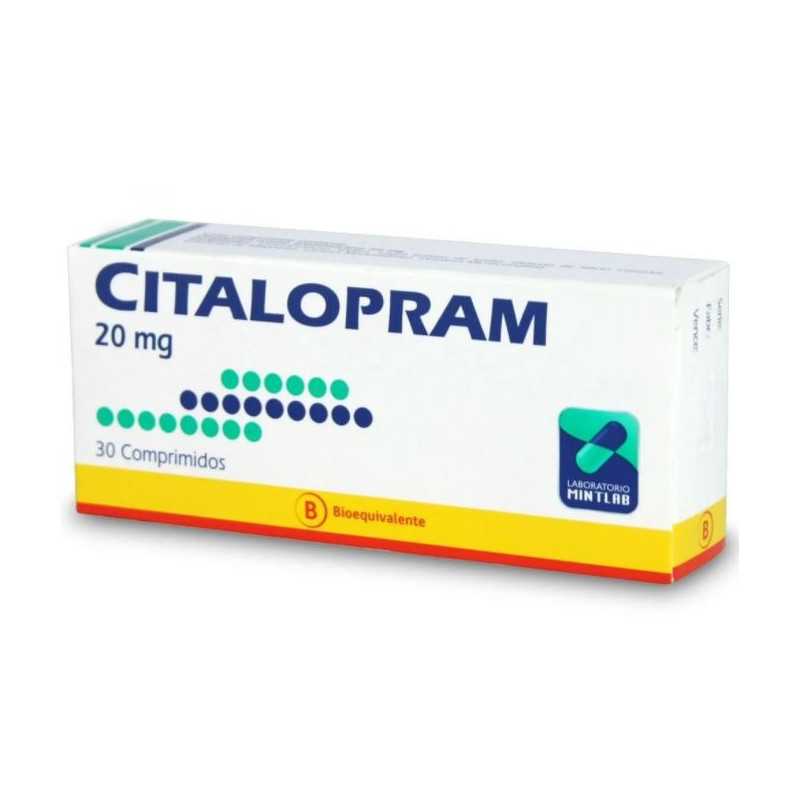 Citalopram 20mg x30com. (Mintlab)