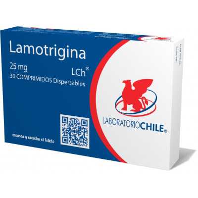 Lamotrigina 25mg x30com (Chile)
