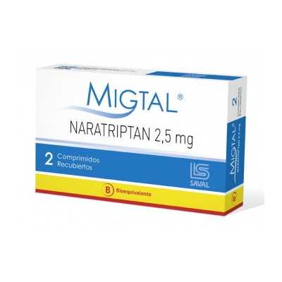 Migtal 2.5mg x2com.