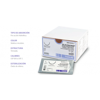 Acido Poliglicolico tagum nº 2/0 HR25