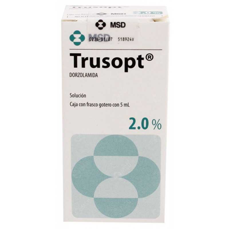 Trusopt Solucion oftalmica 2% x5ml