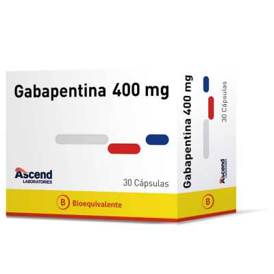 Gabapentina 400mg Ascend x30cap (Cenabast)