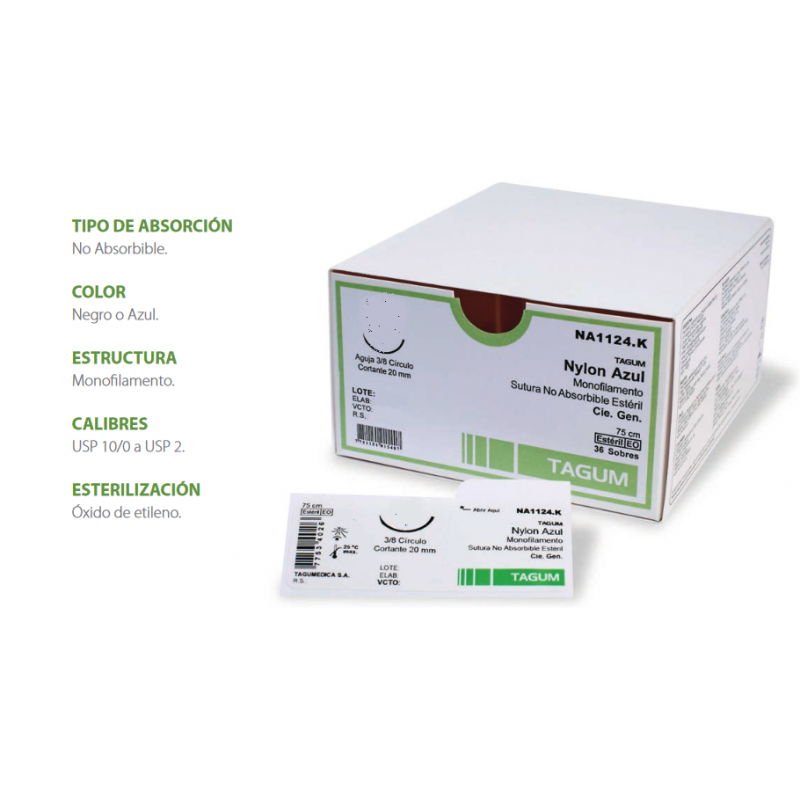 Nylon Monofilamento tagum 4/0 DS25