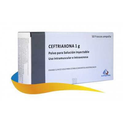 Ceftriaxona 1Gr frasco ampolla (Improfar)
