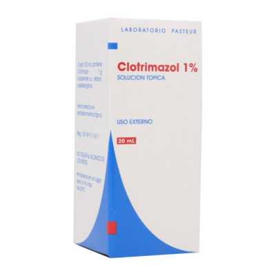Clotrimazol Solucion topica 1% x20ml (Pasteur)