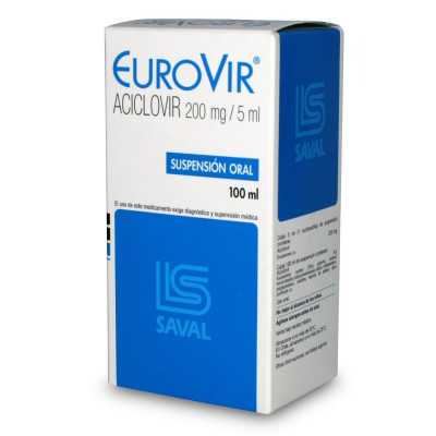 Eurovir 200mg/5ml suspension oral 100ml
