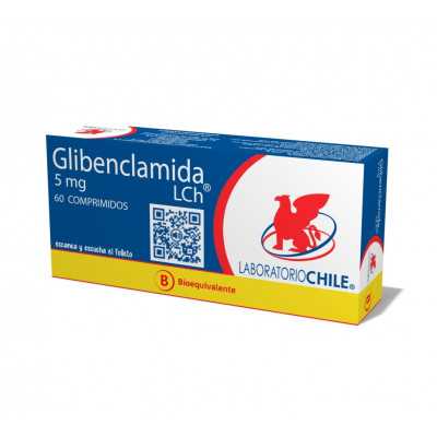 Glibenclamida 5mg x60com. (Chile)