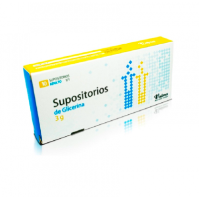 Glicerina Supositorio adulto 3g X10sup.