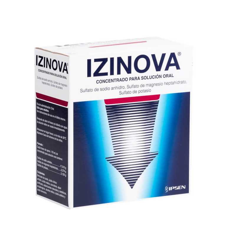 Izinova Solucion 176ml x2 + vaso