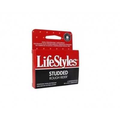 Lifestyles Studded Rough Rider x3