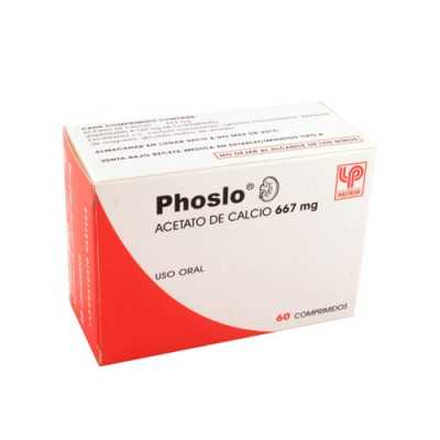 Phoslo 667mg x60com.