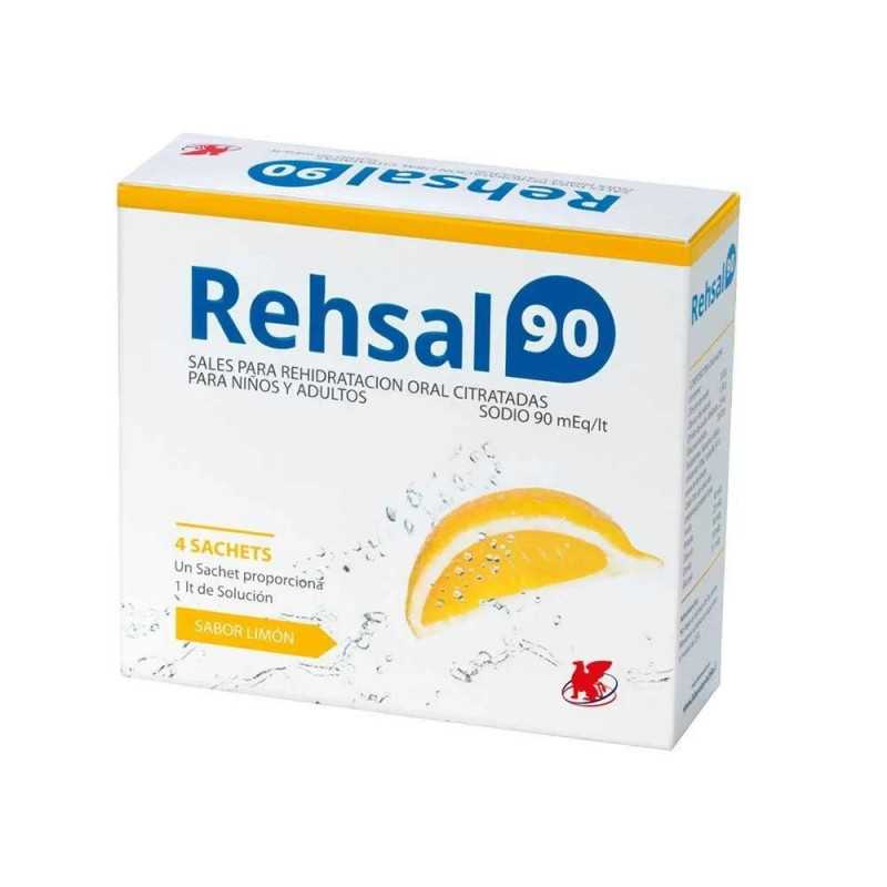 Rehsal 90 limon x4sobres Rehsal 90 limon x4sobres