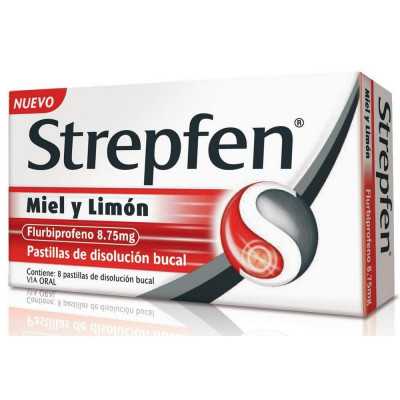 Strepfen Masticable miel y limon x8