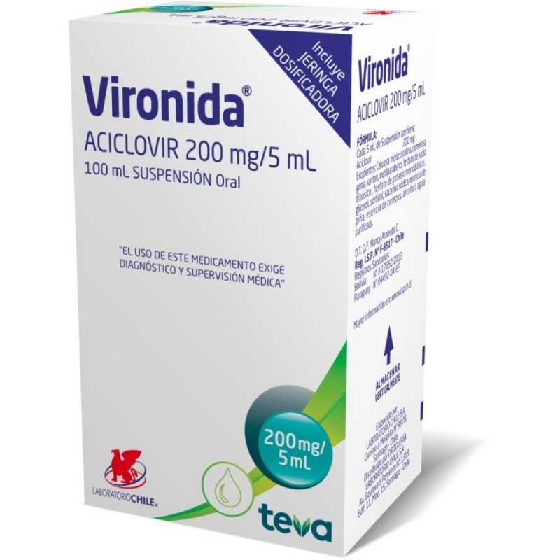 Vironida 200mg/5ml suspension oral 100ml