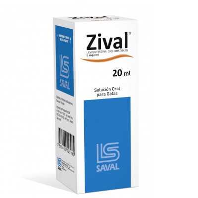 Zival 5mg/ml gotas 20ml