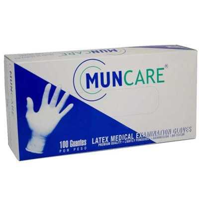 Guante Latex empolvado talla XS x100 (Muncare)