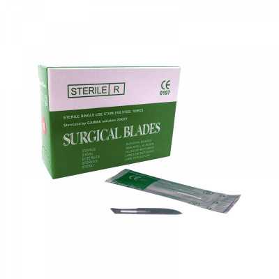 Hoja Bisturi acero inox. N°11 x100 (Surgical Blad)