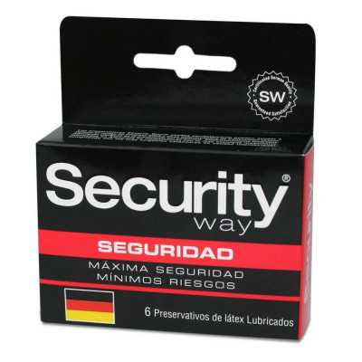 Security Way seguridad preservativos x6