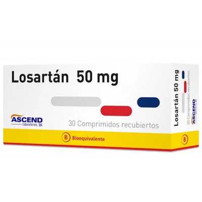 Losartan Potasico 50 mg x30com. (Ascend)