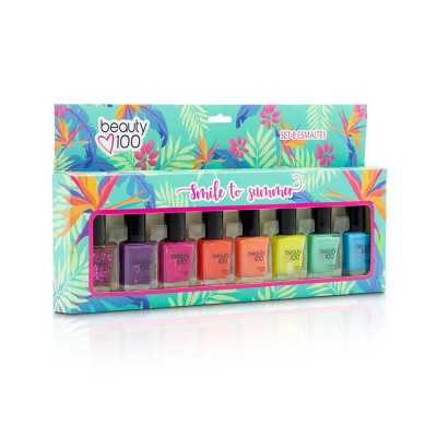 Beauty 100 set 8 esmaltes summer