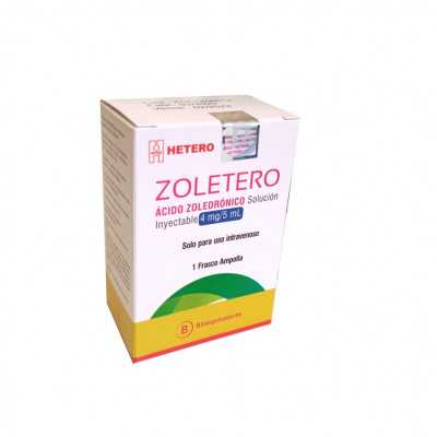 Zoletero Solución inyectable 4mg/5ml x1 (Cenabast)