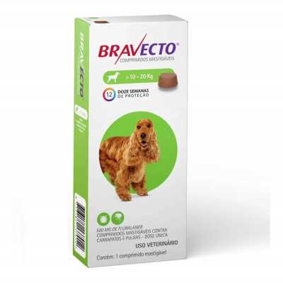 Bravecto Perros 500mg (10Kg - 20Kg) x1com