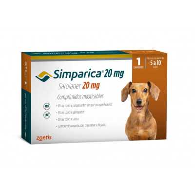 Simparica Perros 20mg (5Kg - 10Kg) x1com