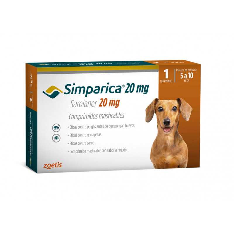 Simparica Perros 20mg (5Kg - 10Kg) x1com