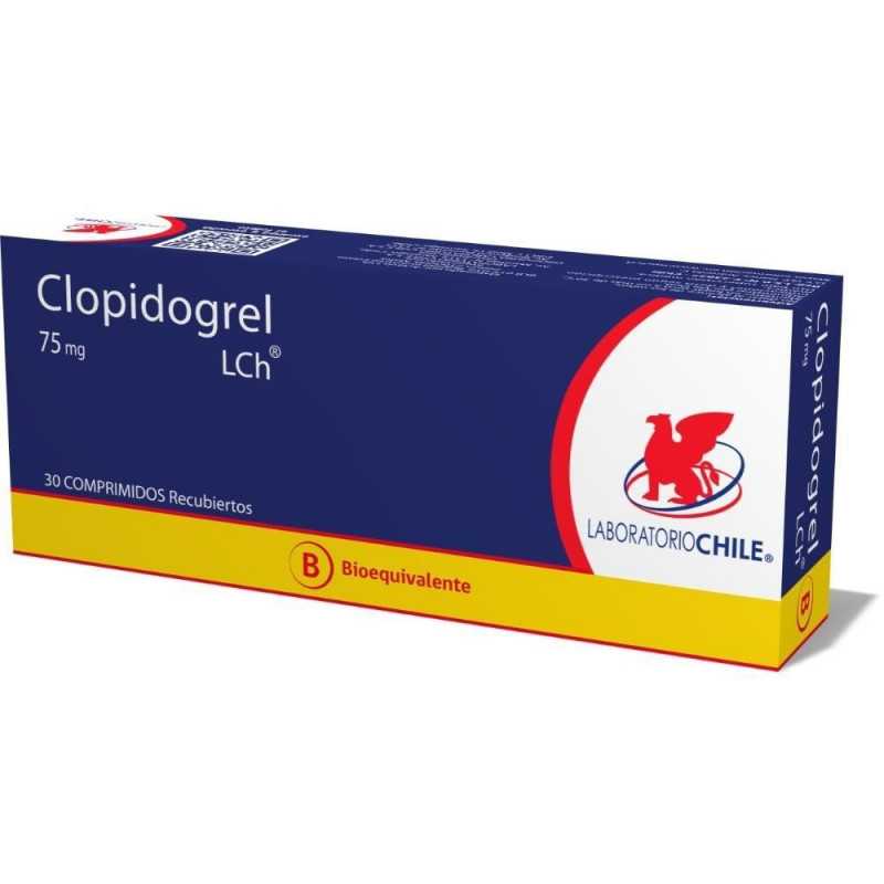 Clopidogrel 75mg x30com. (Chile)