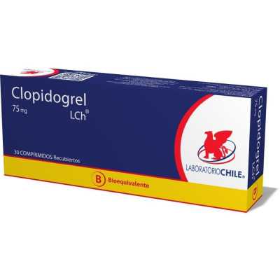 Clopidogrel 75mg x30com. (Chile)