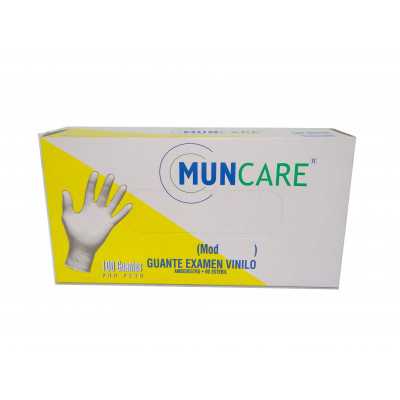 Guante Vinyl talla L x100 (Muncare)