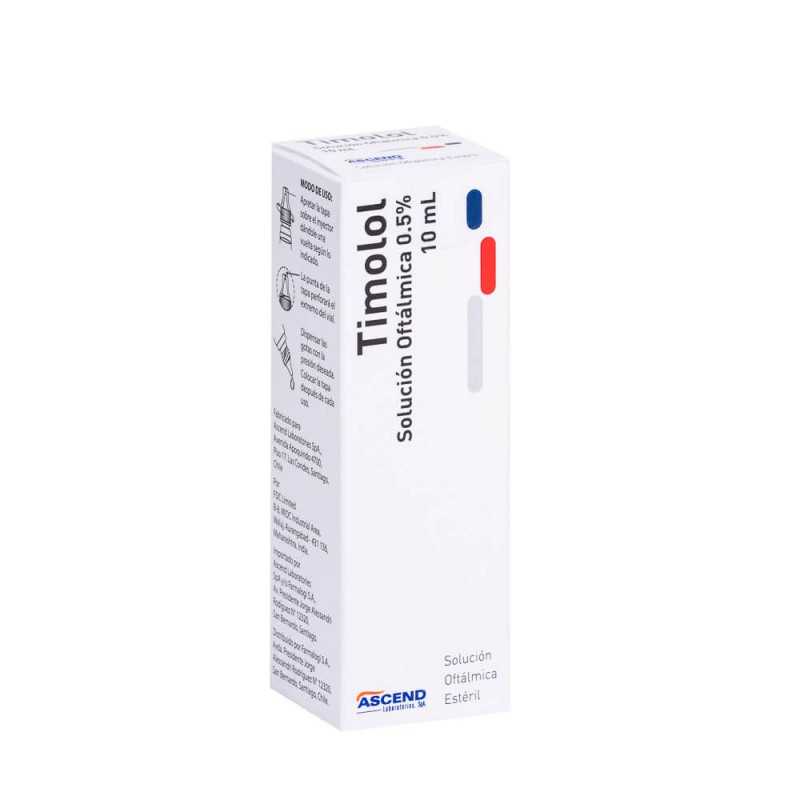 Timolol 0,5% solucion oftalmica 10ml (Ascend)